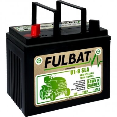 Akumuliatorių baterija Fulbat U1-9 SLA Akumuliatorių baterija Fulbat U1-9 SLA
