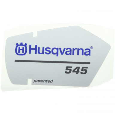 Husqvarna 545 etiketė Husqvarna 545 etiketė