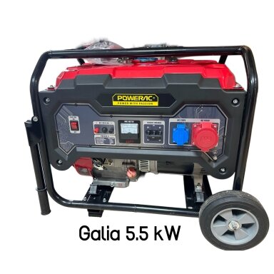 Powerac PR6500-3 benzininis generatorius Powerac PR6500-3 benzininis generatorius